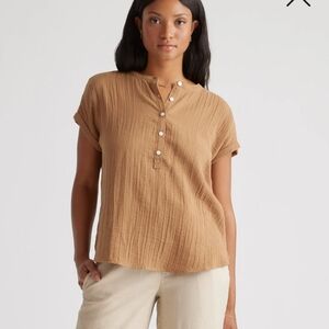 Quince Cotton Gauze Short Sleeve Shirt